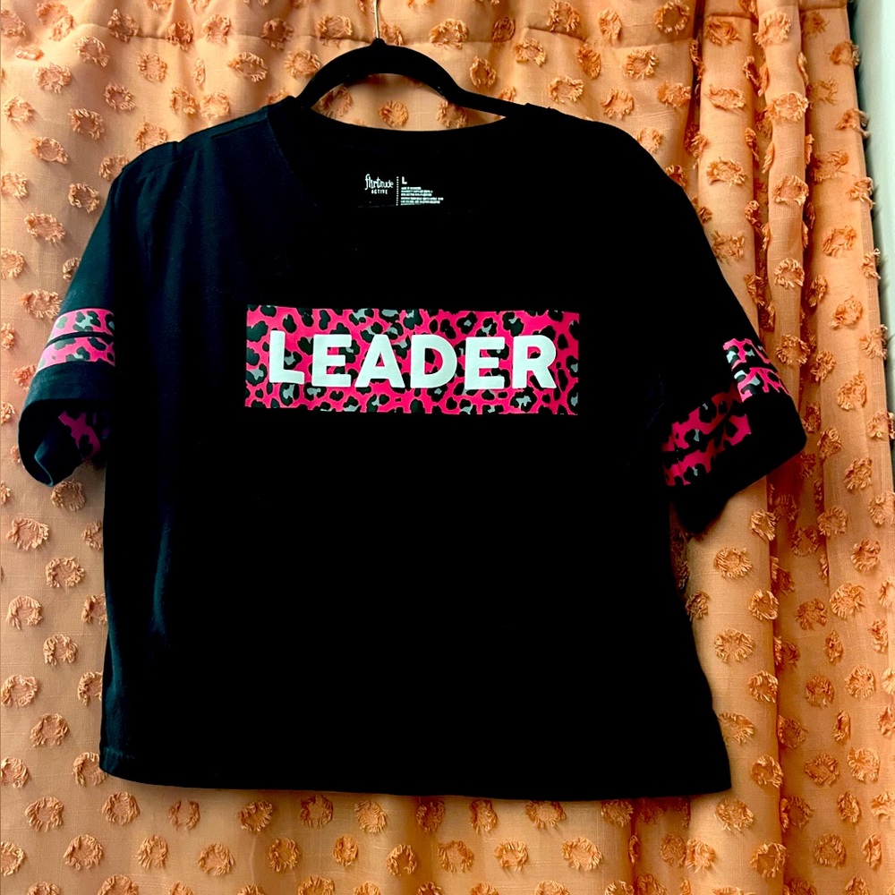 Black and Cheetah print shirt